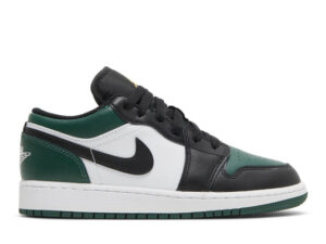 Jordan 1 Low Green Toe (GS) - 6.5 Y