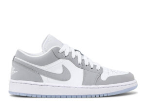 Jordan 1 Low Wolf Grey (Women's) - 5 MEN / 6.5 WOMEN