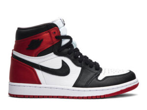 Jordan 1 Retro High Satin Black Toe (Women's) - 8 MEN / 9.5 WOMEN