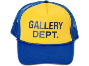 Gallery Dept. Logo Trucker Hat (Blue Yellow)