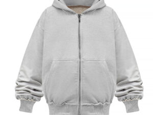 MSC DESIGN Grey Hoodie Zipper