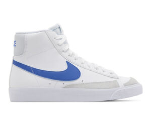 Nike Blazer Mid 77 GS White Game Royal - 5 Y