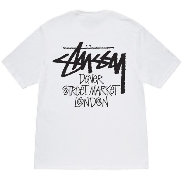 Stussy Dover Street London Tee White