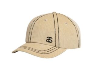 Stussy Low Profile SS-Link Stitched Strapback (Khaki)