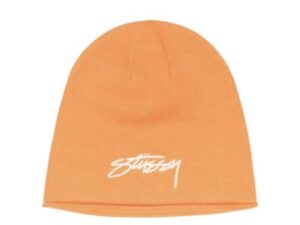 Stussy Skullcap Rolled Edge (Orange)