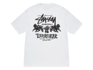 Stussy Tough Gear Tee White
