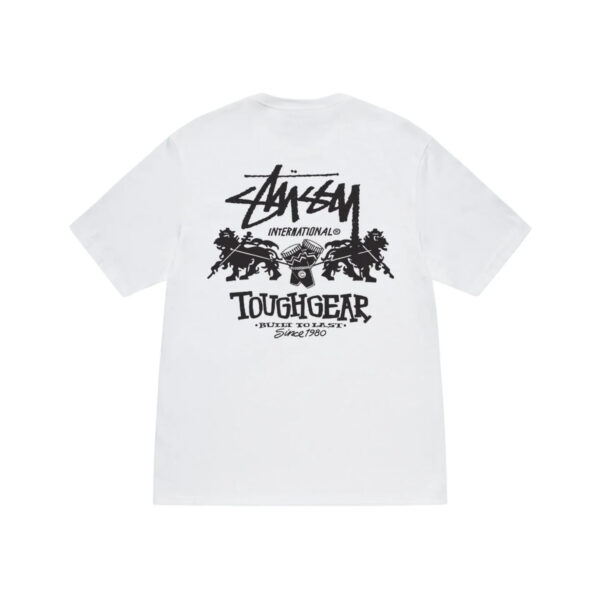 Stussy Tough Gear Tee White