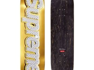 Supreme "Bling Box Logo" Skateboard Deck (Gold)