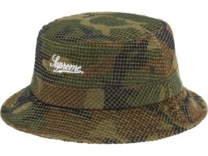 Supreme "Camo Grid Velvet" Crusher (Woodland Camo)