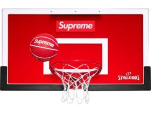 Supreme Spalding Mini Basketball Hoop (Red)