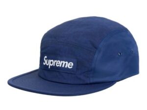 Supreme Waxed Ripstop Camp Cap Navy