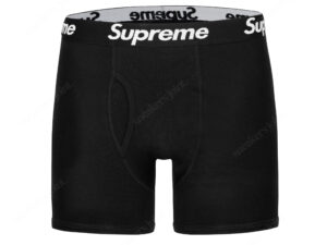 Supreme x Hanes Boxer Black