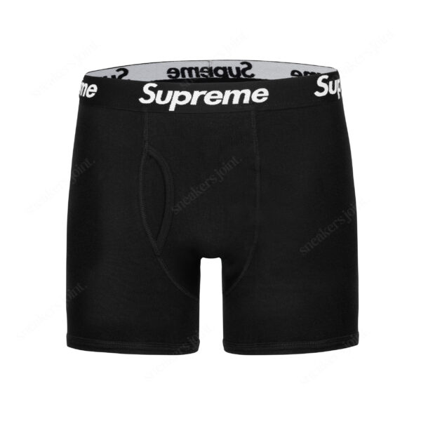 Supreme x Hanes Boxer Black