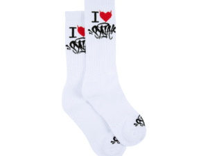 Synaworld 2PACK Socks I Love Syna - White