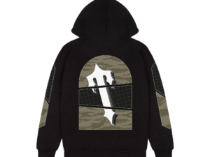 Trapstar Art Of War Camo Hoodie Black