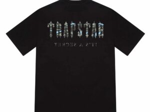 Trapstar Decoded All Terrain Tee Schwarz/Blau Tarnmuster
