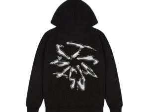 Trapstar Liquid Chrome Hoodie Black